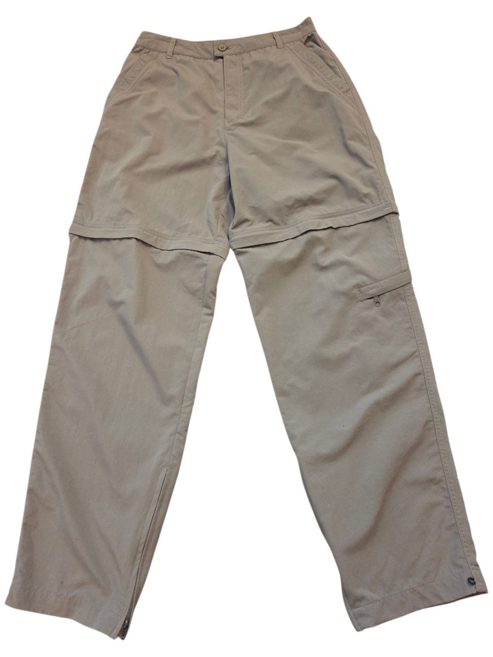 Royal Robbins Women's Olive  Khaki Zip 'N' Go Convertible Pants - Size 8